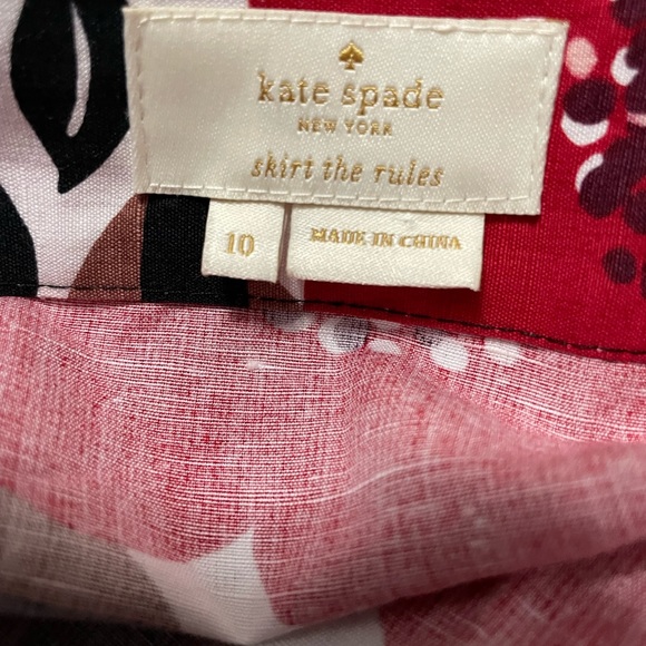 Kate Spade floral wrap skirt - Picture 2 of 4